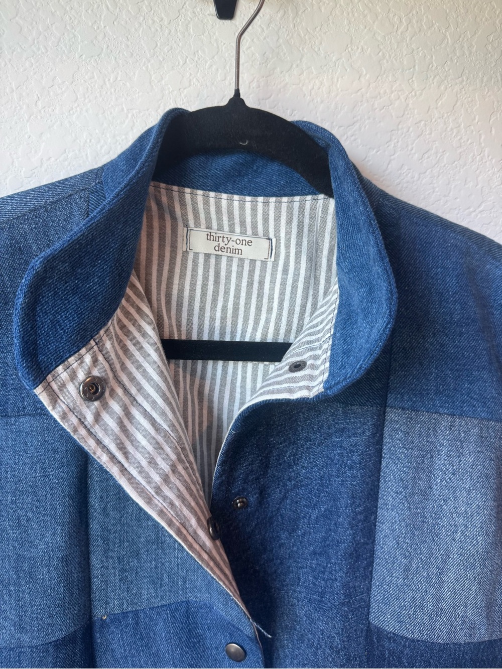 Reworked Patchwork Denim Jacket - Picture 3 of 5